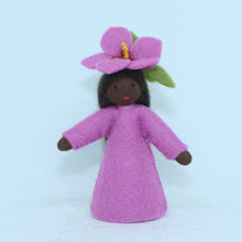 Handmade Hibiscus Fairy Doll by Ambrosius – Eco-Friendly Wool Felt Waldorf Toy from Eco Flower Fairies LLC