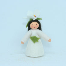 Handmade Hibiscus Fairy Doll by Ambrosius – Eco-Friendly Wool Felt Waldorf Toy from Eco Flower Fairies LLC