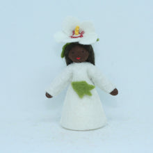 Handmade Hibiscus Fairy Doll by Ambrosius – Eco-Friendly Wool Felt Waldorf Toy from Eco Flower Fairies LLC