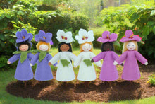 Handmade Hibiscus Fairy Doll by Ambrosius – Eco-Friendly Wool Felt Waldorf Toy from Eco Flower Fairies LLC