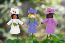 Hibiscus Fairy Doll – 2.5" Handmade Felt Waldorf Decoration by Ambrosius