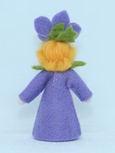 Hibiscus Fairy Doll – 2.5" Handmade Felt Waldorf Decoration by Ambrosius