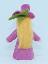 Hibiscus Fairy Doll – 2.5" Handmade Felt Waldorf Decoration by Ambrosius