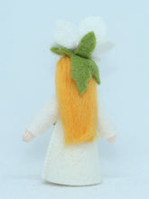 Hibiscus Fairy Doll – 2.5" Handmade Felt Waldorf Decoration by Ambrosius