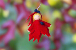 Handmade Ivy Princess Doll by Ambrosius – Eco-Friendly Wool Felt Waldorf Toy from Eco Flower Fairies LLC