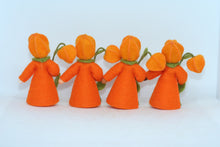 Japanese Lantern Fairy Doll – 2.5", 3" & 3.5" Handmade Felt Waldorf Decorations by Ambrosius