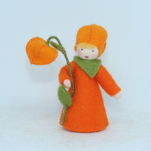 Handmade Japanese Lantern  Fairy Doll by Ambrosius – Eco-Friendly Wool Felt Waldorf Toy from Eco Flower Fairies LLC