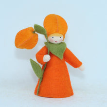 Handmade Japanese Lantern  Fairy Doll by Ambrosius – Eco-Friendly Wool Felt Waldorf Toy from Eco Flower Fairies LLC