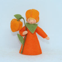 Handmade Japanese Lantern  Fairy Doll by Ambrosius – Eco-Friendly Wool Felt Waldorf Toy from Eco Flower Fairies LLC