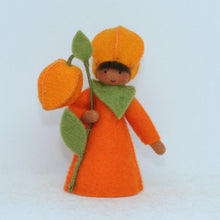 Handmade Japanese Lantern  Fairy Doll by Ambrosius – Eco-Friendly Wool Felt Waldorf Toy from Eco Flower Fairies LLC
