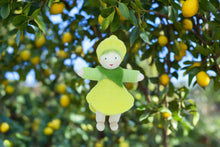 Handmade Lemon Baby Doll by Ambrosius – Eco-Friendly Wool Felt Waldorf Toy from Eco Flower Fairies LLC