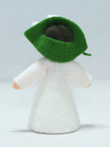 Lily of the Valley Fairy Doll – 2.5" & 3" Handmade Felt Waldorf Decorations by Ambrosius
