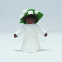Handmade Lily of the Valley Fairy Doll by Ambrosius – Eco-Friendly Wool Felt Waldorf Toy from Eco Flower Fairies LLC