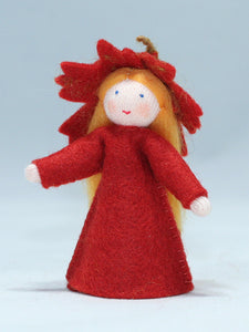 Handmade Maple Fairy Doll by Ambrosius – Eco-Friendly Wool Felt Waldorf Toy from Eco Flower Fairies LLC