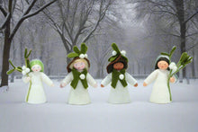 Handmade Mistletoe Fairy Doll by Ambrosius – Eco-Friendly Wool Felt Waldorf Toy from Eco Flower Fairies LLC