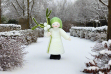 Mistletoe Fairy Doll – 2.5", 3" & 3.5" Handmade Felt Waldorf Decorations by Ambrosius