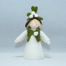 Handmade Mistletoe Fairy Doll by Ambrosius – Eco-Friendly Wool Felt Waldorf Toy from Eco Flower Fairies LLC