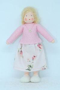 Handmade Mother Doll by Ambrosius – Eco-Friendly Wool Felt Waldorf Toy from Eco Flower Fairies LLC