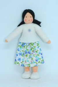 Handmade Mother Doll by Ambrosius – Eco-Friendly Wool Felt Waldorf Toy from Eco Flower Fairies LLC