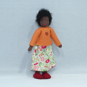 Handmade Mother Doll by Ambrosius – Eco-Friendly Wool Felt Waldorf Toy from Eco Flower Fairies LLC