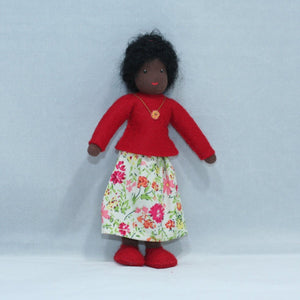 Handmade Mother Doll by Ambrosius – Eco-Friendly Wool Felt Waldorf Toy from Eco Flower Fairies LLC