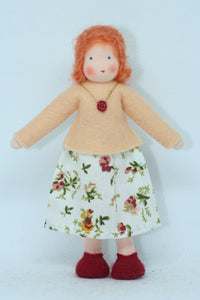 Handmade Mother Doll by Ambrosius – Eco-Friendly Wool Felt Waldorf Toy from Eco Flower Fairies LLC