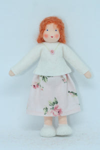 Handmade Mother Doll by Ambrosius – Eco-Friendly Wool Felt Waldorf Toy from Eco Flower Fairies LLC