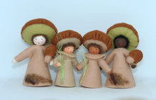 Handmade Porcini Mushroom Fairy Doll by Ambrosius – Eco-Friendly Wool Felt Waldorf Toy from Eco Flower Fairies LLC