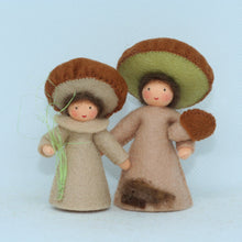 Handmade Porcini Mushroom Fairy Doll by Ambrosius – Eco-Friendly Wool Felt Waldorf Toy from Eco Flower Fairies LLC