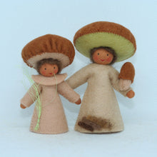 Handmade Porcini Mushroom Fairy Doll by Ambrosius – Eco-Friendly Wool Felt Waldorf Toy from Eco Flower Fairies LLC