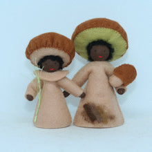 Handmade Porcini Mushroom Fairy Doll by Ambrosius – Eco-Friendly Wool Felt Waldorf Toy from Eco Flower Fairies LLC