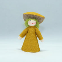 Handmade Chanterelle Mushroom Fairy Doll by Ambrosius – Eco-Friendly Wool Felt Waldorf Toy from Eco Flower Fairies LLC