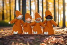 Handmade Lobster Mushroom Fairy Doll by Ambrosius – Eco-Friendly Wool Felt Waldorf Toy from Eco Flower Fairies LLC