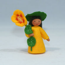 Handmade Nasturtium Fairy Doll by Ambrosius – Eco-Friendly Wool Felt Waldorf Toy from Eco Flower Fairies LLC