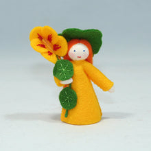Handmade Nasturtium Fairy Doll by Ambrosius – Eco-Friendly Wool Felt Waldorf Toy from Eco Flower Fairies LLC