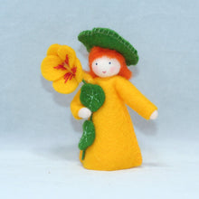 Handmade Nasturtium Fairy Doll by Ambrosius – Eco-Friendly Wool Felt Waldorf Toy from Eco Flower Fairies LLC