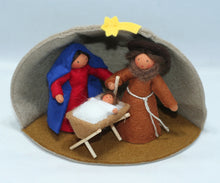 Handmade Nativity Doll Set by Ambrosius – Eco-Friendly Wool Felt Waldorf Toy from Eco Flower Fairies LLC