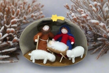 Handmade Nativity Doll Set by Ambrosius – Eco-Friendly Wool Felt Waldorf Toy from Eco Flower Fairies LLC