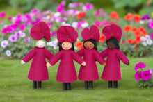 Handmade Petunia Fairy Doll by Ambrosius – Eco-Friendly Wool Felt Waldorf Toy from Eco Flower Fairies LLC