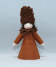 Handmade Pine Cone Fairy Doll by Ambrosius – Eco-Friendly Wool Felt Waldorf Toy from Eco Flower Fairies LLC