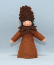Handmade Pine Cone Fairy Doll by Ambrosius – Eco-Friendly Wool Felt Waldorf Toy from Eco Flower Fairies LLC
