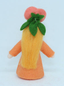 Rose Fairy Doll – 2.5", 3" & 3.5" Handmade Felt Waldorf Decorations by Ambrosius