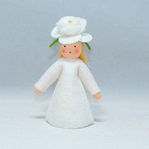 Handmade Rose Fairy Doll by Ambrosius – Eco-Friendly Wool Felt Waldorf Toy from Eco Flower Fairies LLC