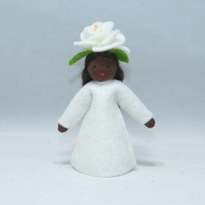 Handmade Rose Fairy Doll by Ambrosius – Eco-Friendly Wool Felt Waldorf Toy from Eco Flower Fairies LLC