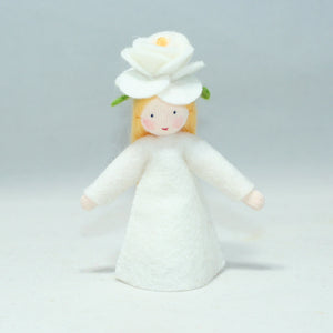 Handmade Rose Fairy Doll by Ambrosius – Eco-Friendly Wool Felt Waldorf Toy from Eco Flower Fairies LLC