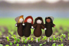 Handmade Seed Baby Doll by Ambrosius – Eco-Friendly Wool Felt Waldorf Toy from Eco Flower Fairies LLC