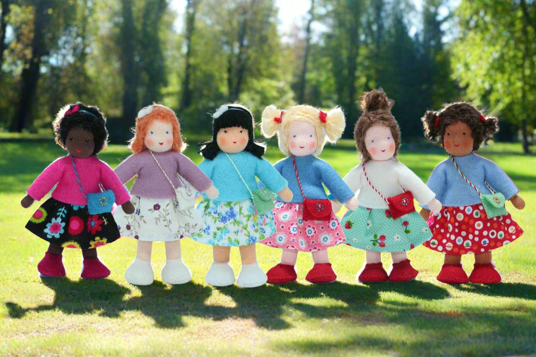 Handmade Sister Doll by Ambrosius – Eco-Friendly Wool Felt Waldorf Toy from Eco Flower Fairies LLC