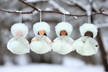Handmade Snow Princess Doll by Ambrosius – Eco-Friendly Wool Felt Waldorf Toy from Eco Flower Fairies LLC