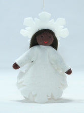 Handmade Snowflake Princess Doll by Ambrosius – Eco-Friendly Wool Felt Waldorf Toy from Eco Flower Fairies LLC