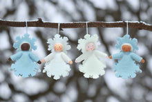 Handmade Snowflake Princess Doll by Ambrosius – Eco-Friendly Wool Felt Waldorf Toy from Eco Flower Fairies LLC